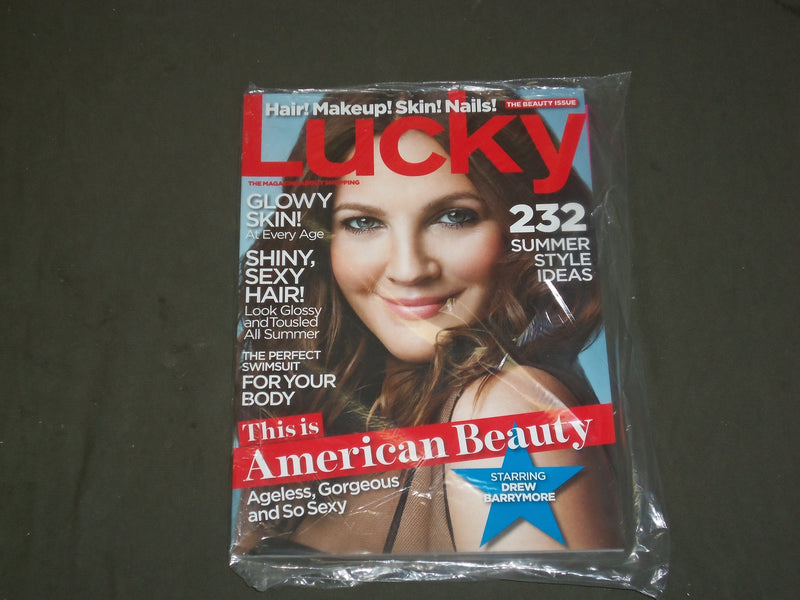 2013 MAY LUCKY MAGAZINE - DREW BARRYMORE COVER - B 3593