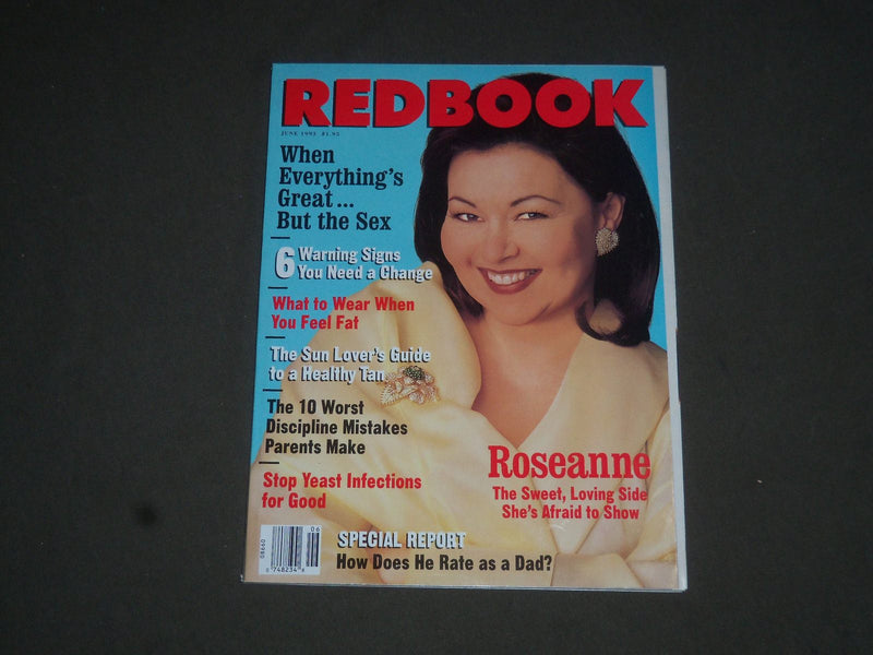 1993 JUNE REDBOOK MAGAZINE - ROSEANNE BARR COVER - SP 6016