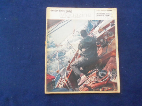 1966 MARCH 6 CHICAGO TRIBUNE MAGAZINE SECTION - THE RESTLESS SAILORS - NP 6384