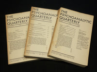 1956-1969 THE PSYCHOANALYTIC QUARTERLY MAGAZINE LOT OF 3 - WR 572L