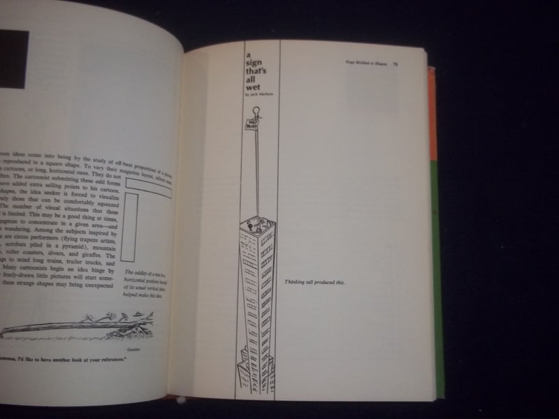 1967 CARTOONIST'S AND GAG WRITERS'S HANDBOOK HARDCOVER BOOK BY J. MARKOW-KD 8149