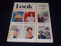 1952 MARCH 25 LOOK MAGAZINE - THE TURBULENT ERA FRONT COVER - E 20426