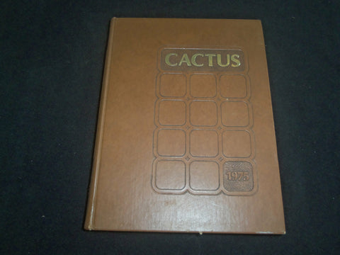 1975 CACTUS UNIVERSITY OF TEXAS AT AUSTIN YEARBOOK - AUSTIN, TEXAS - YB 2506