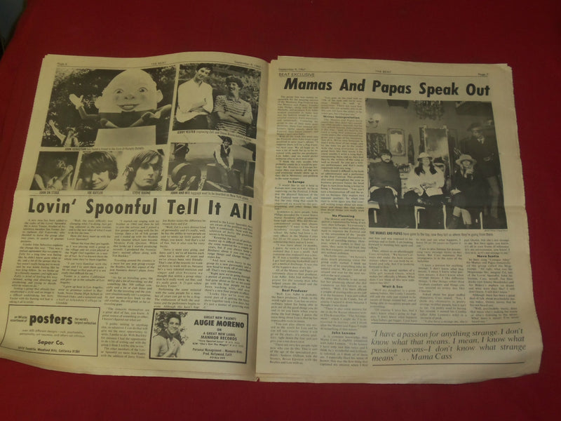 1967 SEP 9 THE BEAT NEWSPAPER - THE BEATLES - PHOTOS, ARTICLES & ADS - NP 3920