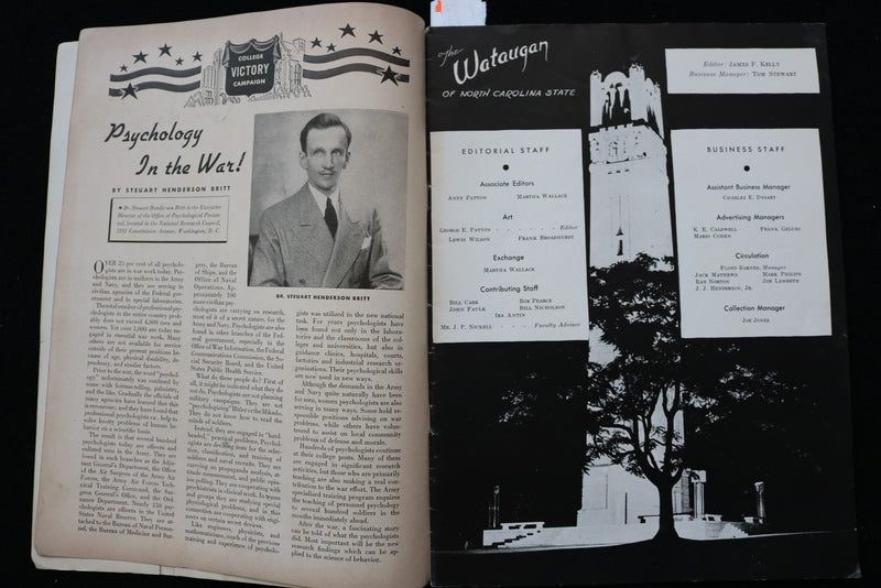 1943 JUNE THE WATAUGAN - THE MAGAZINE FOR COLLEGE MEN! - K 2876