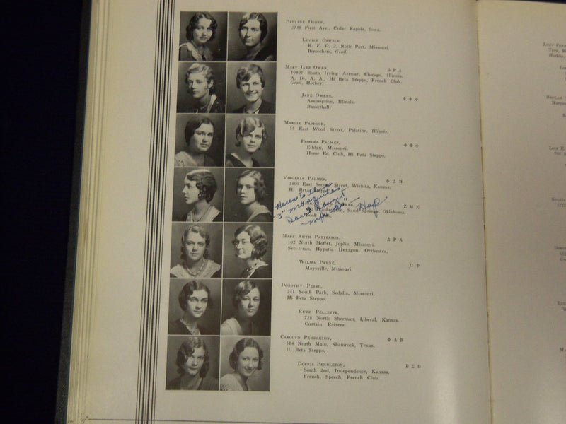 1931 STEPHENSOPHIA STEPHENS COLLEGE YEARBOOK COLUMBIA MISSOURI - PHOTOS - YB 672