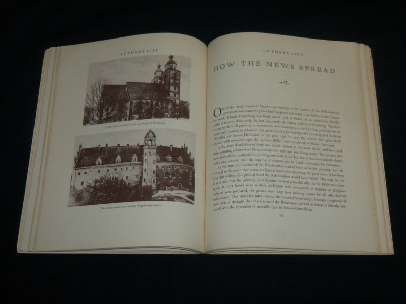1941 LUTHER'S LIFE SOFTCOVER BOOK BY INGEBORG STOLEE - R 706N
