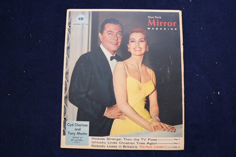 1959 DEC 13 NY MIRROR MAGAZINE - CYD CHARISSE & TONY MARTIN INSIDE - E 22235