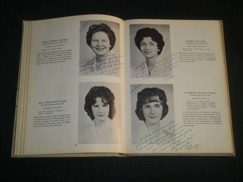 1961 THE GRAIL BLESSED SACRAMENT HIGH SCHOOL YEARBOOK - NEW YORK CITY - YB 1847