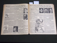 1945 AUGUST 17 PM DAILY NEWSPAPER JAPANESE STALL ON SURRENDER - NP 2701