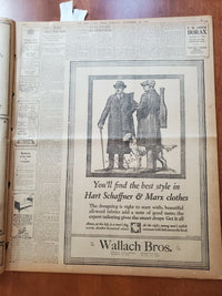 1921 NOV 22 NEW YORK TIMES NEWSPAPER-FRANCE NOT TO DEFEND LIBERTY ALONE -NT 8006