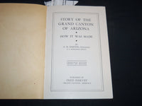 1946 STORY OF THE GRAND CANYON - HOW IT WAS A MADE BOOK BY FRED HARVEY - J 8729