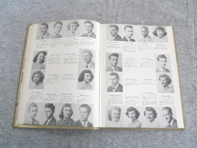 1950 MAGIC CASEMENTS LODI HIGH SCHOOL YEARBOOK - LODI, NEW JERSEY - YB 2888