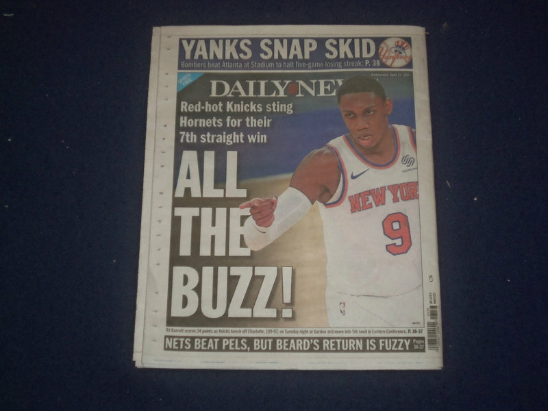 2021 APRIL 21 NEW YORK DAILY NEWS NEWSPAPER - DEREK CHAUVIN CONVICTED OF MURDER