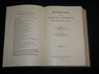 1939 DESTRUCTIVE AND USEFUL INSECTS HARDCOVER BOOK BY C. L. METCALF - KD 7016