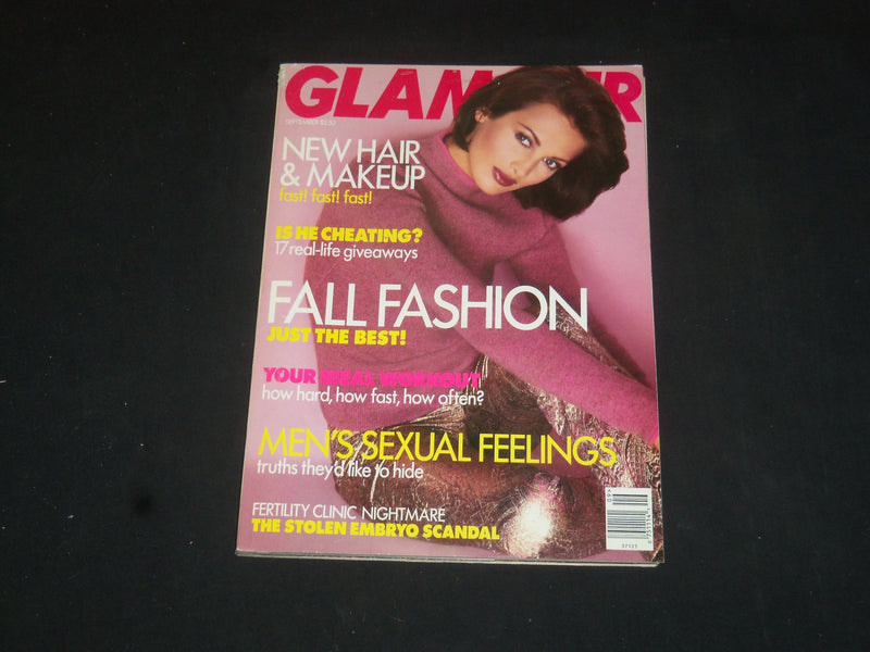 1996 SEPTEMBER GLAMOUR MAGAZINE - NIEVES ALVEREZ COVER - SP 5844