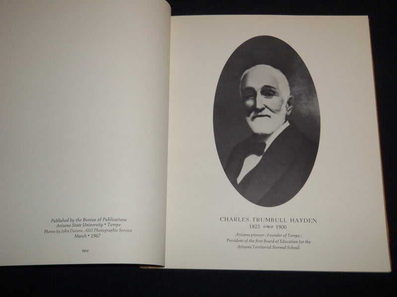 1966 CHARLES TRUMBULL HAYDEN LIBRARY DEDICATORY CONVOCATION BOOK - J 8663