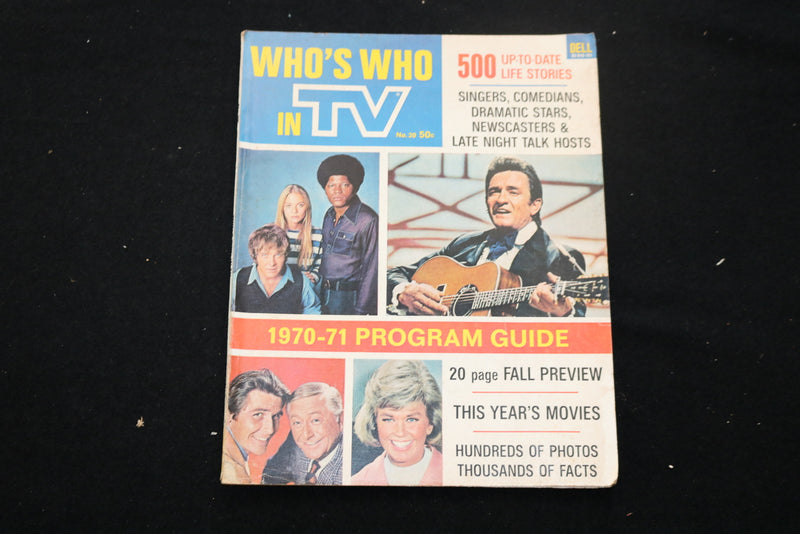 1970-71 WHO'S WHO IN TV MAGAZINE - 1970-71 PROGRAM GUIDE COVER - F 256V