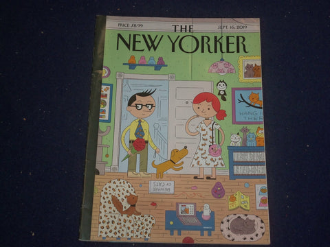2019 SEPTEMBER 16 THE NEW YORKER MAGAZINE - ILLUSTRATED COVER - NY 2345