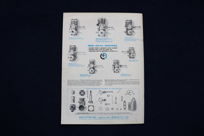 1968 MAR AMERICAN AIRCRAFT MODELER MAGAZINE - GERMAN FOKKER DR.1 COVER - E 11342