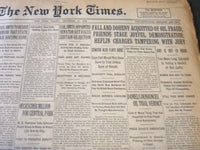 1926 DEC 17 NEW YORK TIMES - FALL & DOHENY ACQUITTED LANDIS RE-HIRED - NT 6541