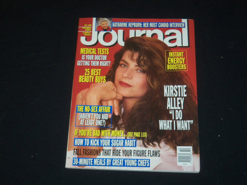 1991 OCTOBER LADIES' HOME JOURNAL MAGAZINE - KRISTIE ALLEY COVER - SP 3750