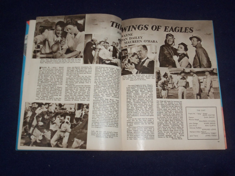 1957 MAY FILM REVIEW MAGAZINE - VIRGINIA MAYO - MARJORIE HELLEN - J 9688