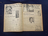 1958 JUNE 28 BOSTON RECORD AMERICAN NEWSPAPER - BLAZE DESTROYS CLUB - NP 6259