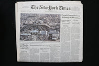 2025 FEBRUARY 6 NEW YORK TIMES - TRUMP'S PROPOSAL FOR GAZA RATTLING MIDDLE EAST