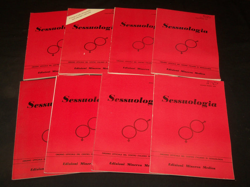 1964-1966 SESSUOLOGIA ITALIAN HEALTH MAGAZINES LOT OF 8 ISSUES - O 1856