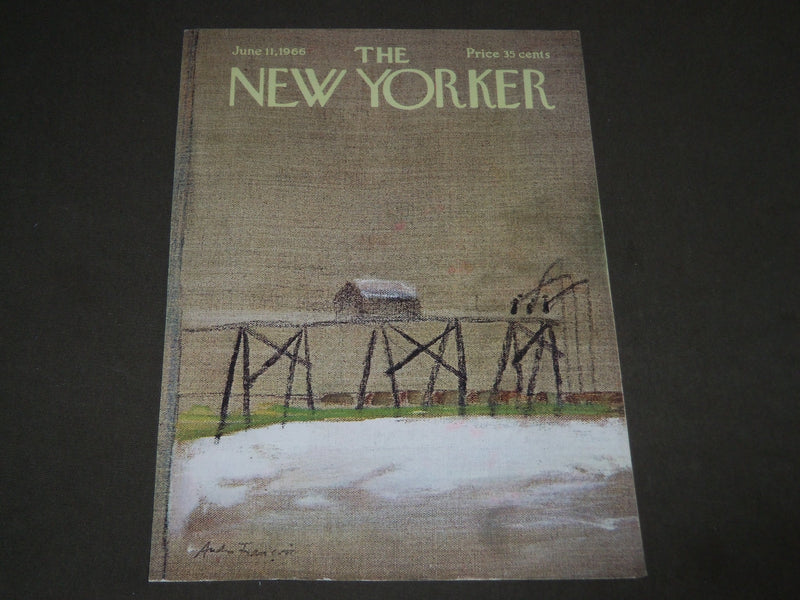 1966 JUNE 11 NEW YORKER MAGAZINE FRONT COVER ONLY - GREAT ART FOR FRAMING