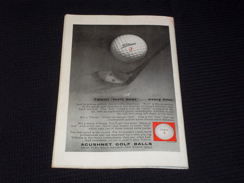 1961 APRIL GOLF DIGEST MAGAZINE - HOW TO LINE UP FRONT COVER - E 5455