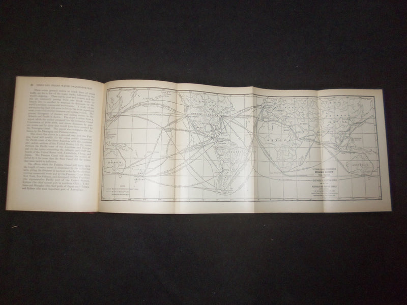 1911 OCEAN AND INLAND WATER TRANSPORTATION HARDCOVER BOOK BY E. JOHNSON- KD 9213