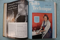 1940 PHOTO TECHNIQUE MAGAZINE BOUND VOLUME - COMPLETE YEAR - KD 9711