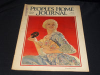 1927 JULY PEOPLE'S HOME JOURNAL MAGAZINE NICE ILLUSTRATED COVER ART - E 2769