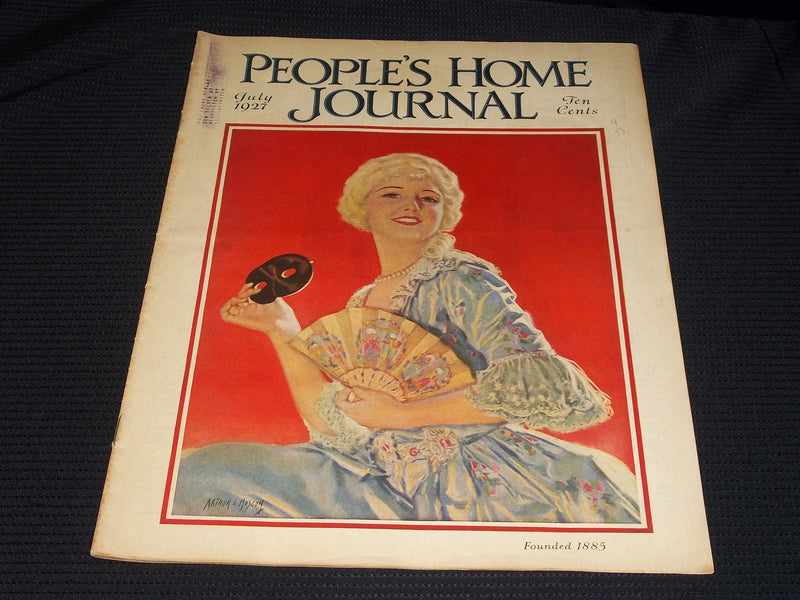 1927 JULY PEOPLE'S HOME JOURNAL MAGAZINE NICE ILLUSTRATED COVER ART - E 2769