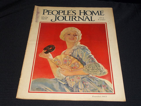 1927 JULY PEOPLE'S HOME JOURNAL MAGAZINE NICE ILLUSTRATED COVER ART - E 2769