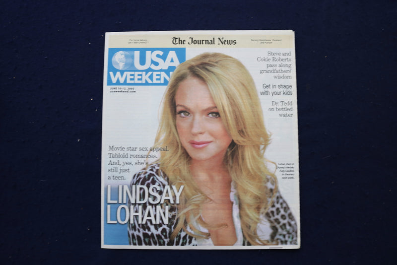 2005 JUNE 10-12 USA WEEKEND MAGAZINE - LINDSAY LOHAN COVER - E 18264