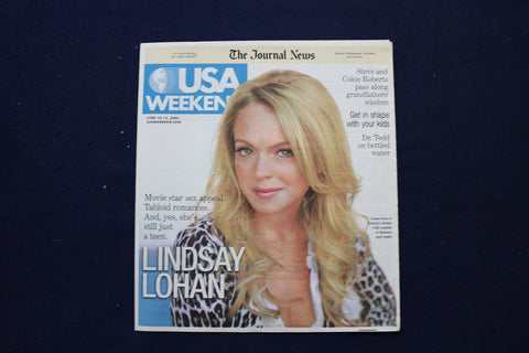 2005 JUNE 10-12 USA WEEKEND MAGAZINE - LINDSAY LOHAN COVER - E 18264