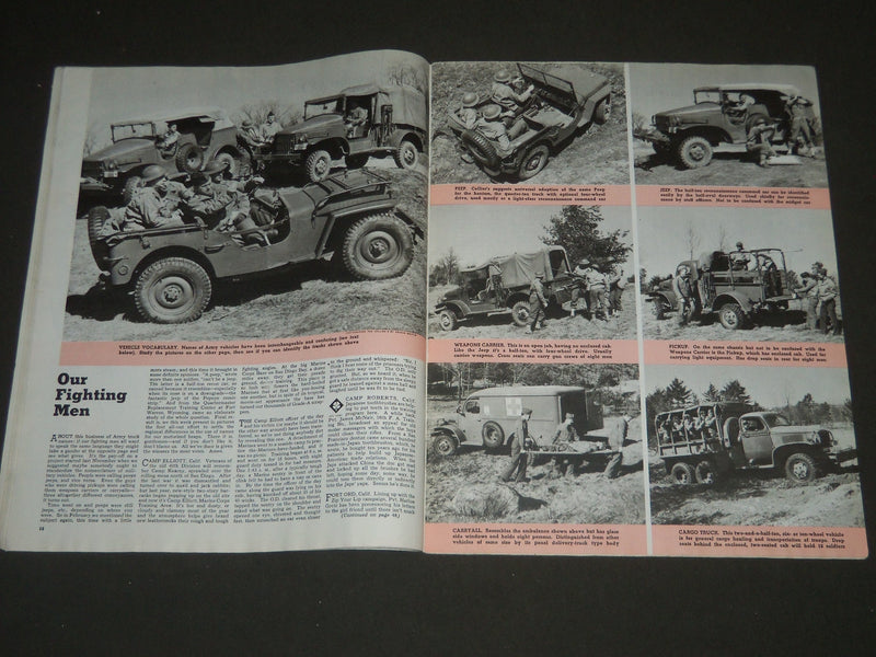 1942 MAY 2 COLLIER'S MAGAZINE - JOE DIMAGGIO BACK COVER - ADS - ST 4811