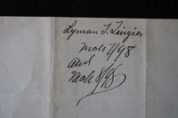 1898 LYMAN TWININ TINGIER LAW OFFICE LETTER - ROCKVILLE, CONNECTICUT - K 2411