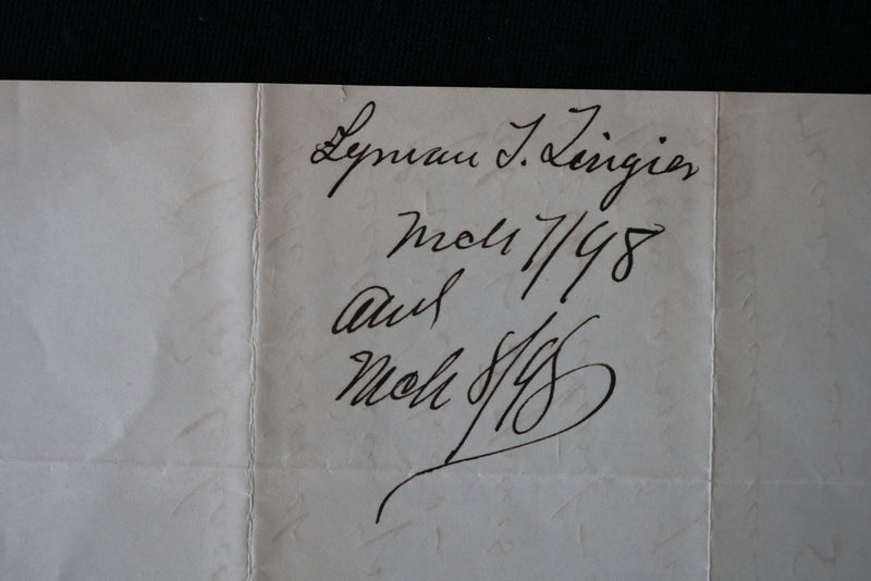 1898 LYMAN TWININ TINGIER LAW OFFICE LETTER - ROCKVILLE, CONNECTICUT - K 2411