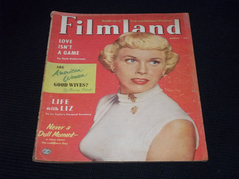 1952 AUGUST FILMLAND MAGAZINE - DORIS DAY FRONT COVER - E 15253