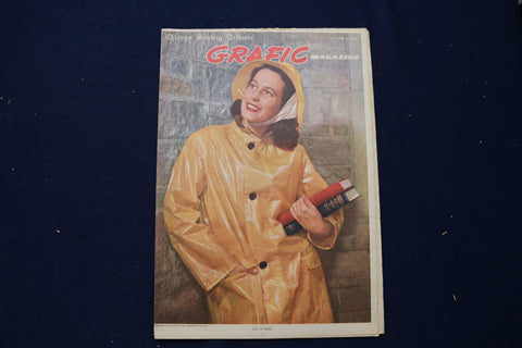 1949 OCTOBER 2 GRAFIC MAGAZINE - EVELYN KEYES ARTICLE AND PHOTO - E 23043