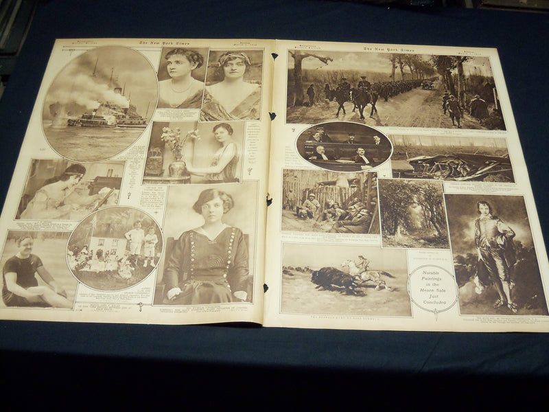 1918 MARCH 3 NEW YORK TIMES PICTURE SECTION NO. 8 & 9 -WESTMINSTER CLUB- NT 8806