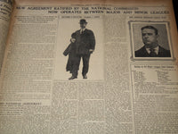 1912 JULY 23 COMMERCIAL TRIBUNE NEWSPAPER - BASEBALL AGREEMENT - NT 9420