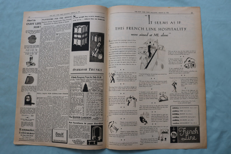 1931 MARCH 22 THE NEW YORK TIMES MAGAZINE SECTION - G. K. CHETERTON - NP 9107