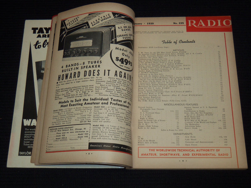 1939 JANUARY RADIO MAGAZINE ANNUAL - SPECIAL YEARBOOK NUMBER - J 7574