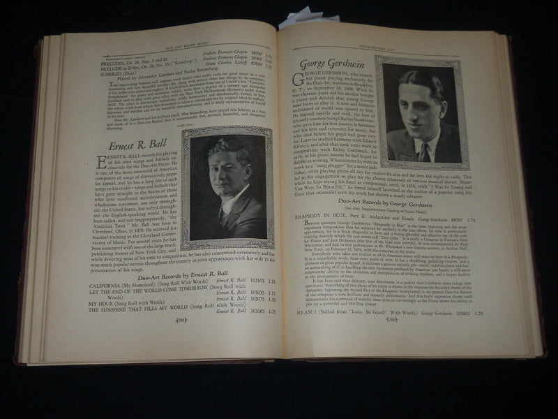 1947 DUO-ART PIANO MUSIC MAGAZINE BOUND VOLUME - AEOLIAN COMPANY - KD 5410