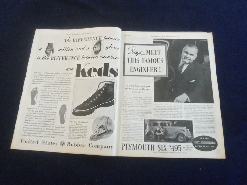 1934 APRIL AMERICAN BOY MAGAZINE - THE CASE OF THE LUCY M - ST 7084